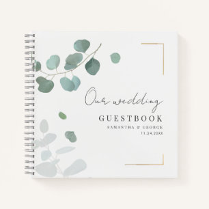 Eukalyptus Wedding Guestbook Notizblock