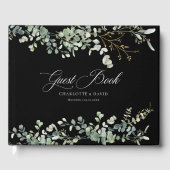 Eukalyptus Wedding Handwriting Script Wedding Gästebuch (Vorderseite)