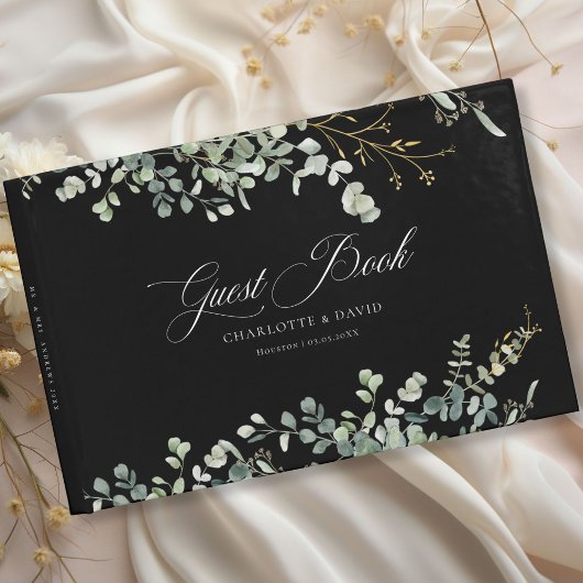 Eukalyptus Wedding Handwriting Script Wedding Gästebuch