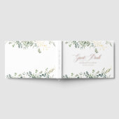 Eukalyptus Wedding Handwriting Script Wedding Gästebuch (Voll)