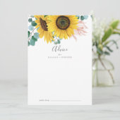 Eukalyptus Wedding Hinweiskarte (Stehend Vorderseite)