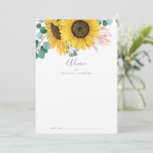 Eukalyptus Wedding Hinweiskarte (Stehend Vorderseite)