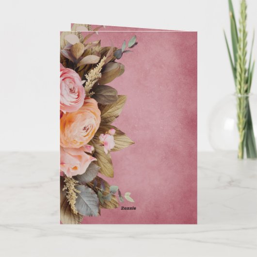 Eukalyptus Wedding Inv. Einladung (Rückseite)