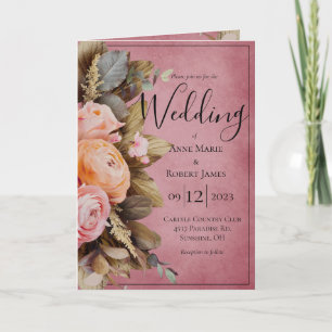Eukalyptus Wedding Inv. Einladung