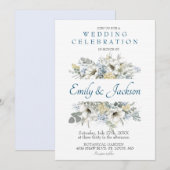 Eukalyptus Wedding Invi Einladung (Vorne/Hinten)