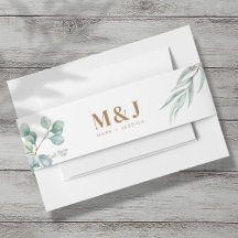 Eukalyptus Wedding Invitation Bly Band