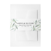 Eukalyptus Wedding Invitation Bly Band (Vorderseite Beispiel)