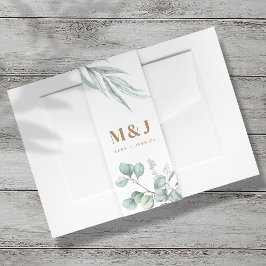 Eukalyptus Wedding Invitation Bly Band - Portrait