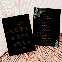 Eukalyptus Wedding Itinerary