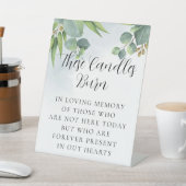 Eukalyptus Wedding Memorial Sockelschild (In SItu)