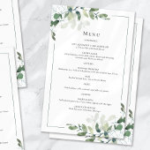 Eukalyptus Wedding Menu