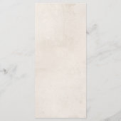 Eukalyptus Wedding Menu (Eukalyptus Wedding) Menükarte (Rückseite)