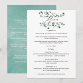 Eukalyptus Wedding Menükarte (Vorne/Hinten)