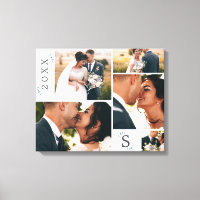 Eukalyptus Wedding Monogram Picture Collage
