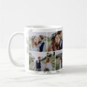 Eukalyptus Wedding Multi Foto Collage Kaffeetasse (Links)