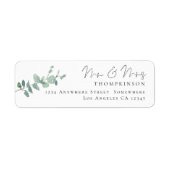 Eukalyptus Wedding Name Address (Vorne)
