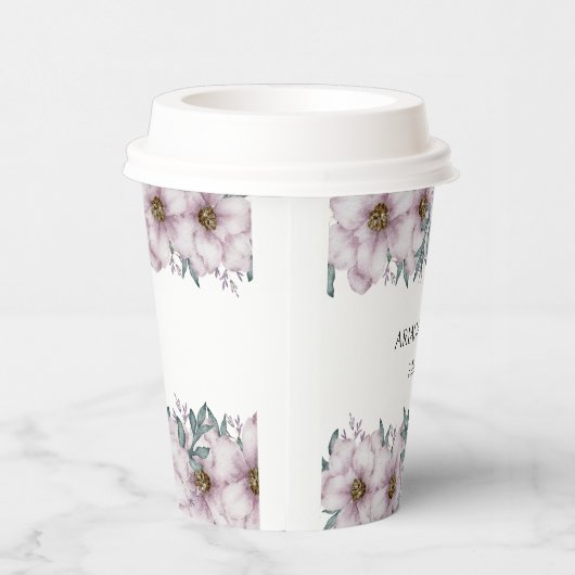 Eukalyptus Wedding Paper Cup Pappbecher (Rechts)