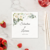Eukalyptus Wedding Paper Napkin Serviette (Beispiel)