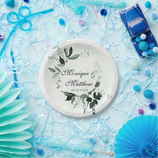 Eukalyptus Wedding Pappteller (Party)