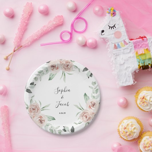 Eukalyptus Wedding Pappteller (Party)