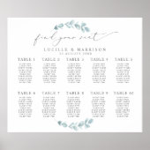 Eukalyptus Wedding Plan Poster (Vorne)