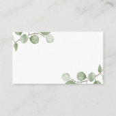 Eukalyptus Wedding Platzkarte (Vorderseite)