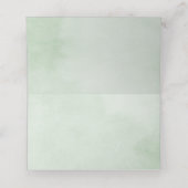 Eukalyptus Wedding Platzkarte (Innenseite Aufgefaltet)