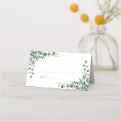 Eukalyptus Wedding Platzkarte (Vorderseite)