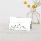 Eukalyptus Wedding-Platzkarten Platzkarte (Vorderseite)