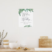 Eukalyptus Wedding Poster (Küche)