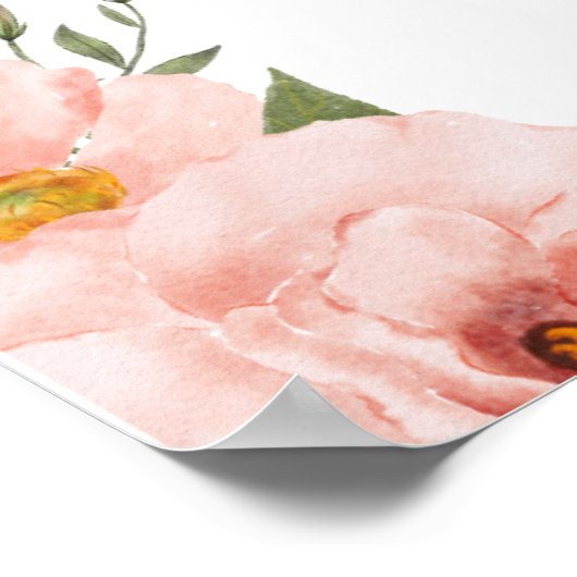 Eukalyptus Wedding Poster (Ecke)