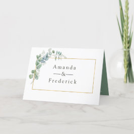 Eukalyptus Wedding Programm