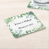 Eukalyptus Wedding Pub Zollbezug Untersetzer (angewinkelt)