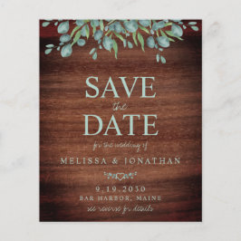 Eukalyptus Wedding QR Code Save the Date