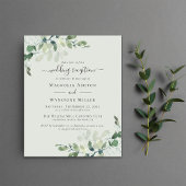 Eukalyptus Wedding Reception Einladung