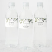 Eukalyptus Wedding Reception Wasser Flasche Etiket Wasserflaschenetikett (Flaschen)