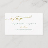 Eukalyptus Wedding Registry mit QR-Code Begleitkarte (Vorderseite)