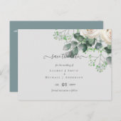 Eukalyptus Wedding Rett Dates Postkarte (Vorne/Hinten)