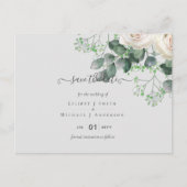 Eukalyptus Wedding Rett Dates Postkarte (Vorderseite)