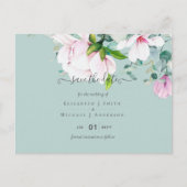 Eukalyptus Wedding Rett Dates Postkarte (Vorderseite)