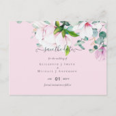 Eukalyptus Wedding Rett Dates Postkarte (Vorderseite)