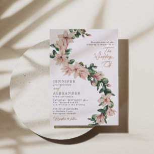 Eukalyptus Wedding Rose Gold Folieneinladung