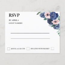 Eukalyptus Wedding RSVP Card