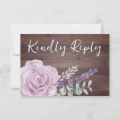 Eukalyptus Wedding RSVP Card Karte (Vorderseite)