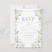 Eukalyptus Wedding RSVP Cards Karte (Vorderseite)