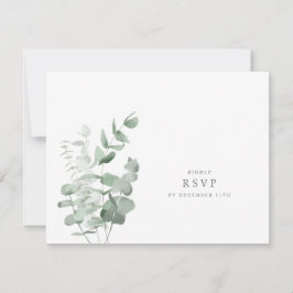 Eukalyptus Wedding RSVP Einladung