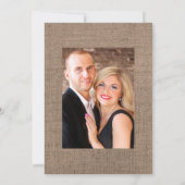 Eukalyptus Wedding Rustic Geometric Country Barn Einladung (Rückseite)