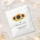 Eukalyptus Wedding Rustic Sunflower Gipskraut Geschenktütchen (Ausgeschnitten)