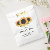 Eukalyptus Wedding Rustic Sunflower Gipskraut Geschenktütchen (Versiegelt)