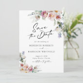 Eukalyptus Wedding Save The Date (Stehend Vorderseite)